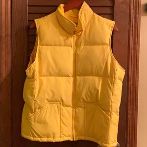 Old Navy Yellow Puffer Vest